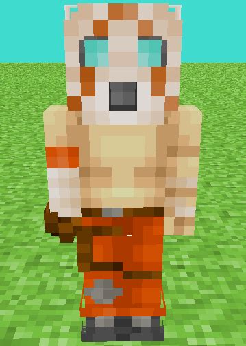 Psycho From Borderlands 2 [new Style] Minecraft Skin