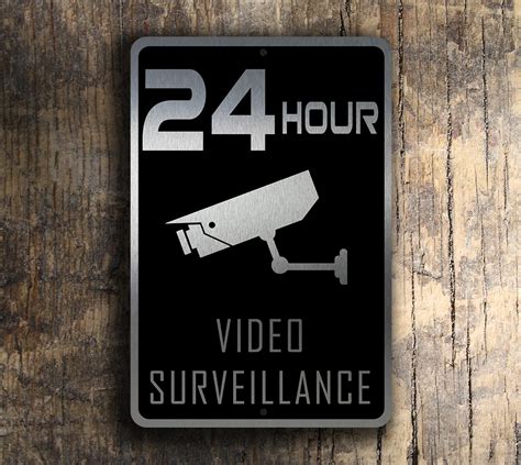 video surveillance sign
