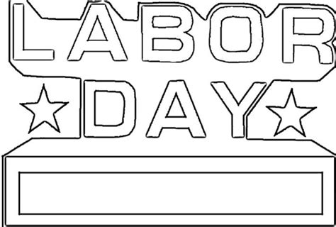 labor day page coloring book  coloring pages