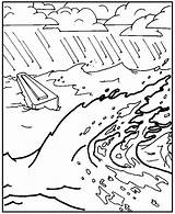 Flood Noah sketch template