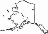 Alaska Map Coloring Clipart Flag Pages Wecoloringpage Clipground Popular Coloringhome sketch template