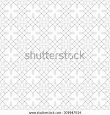Pattern Stock Seamless Linear Lattice Vector Shutterstock sketch template