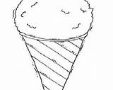Cone Snow Coloring Pages Ice Template Getdrawings sketch template