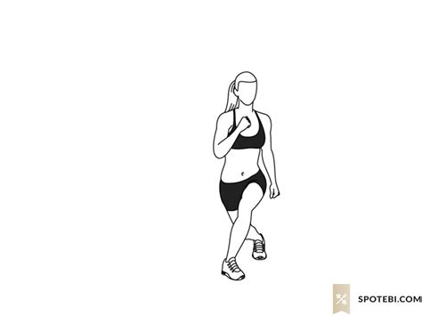 curtsy lunge side kick illustrated exercise guide workout guide exercise glutes workout