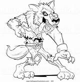 Wolfman Drawing Coloring Pages Getdrawings sketch template