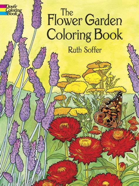 flower garden coloring book  soffer ruth paperback barnes noble