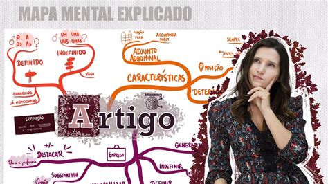 portugues artigo mapa mental explicado youtube