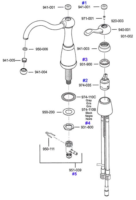price pfister kitchen faucet parts diagram drivenheisenberg