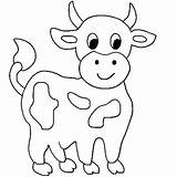 Pintar Vacas sketch template
