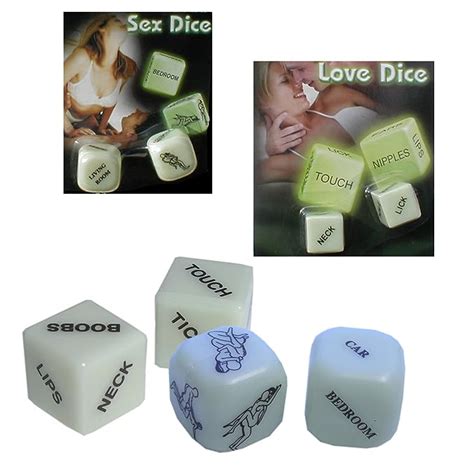 sex dice and love dice glow in the dark uk health