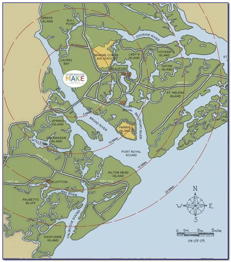map  beaufort sc  surrounding islands maps resume examples kpmkvol