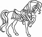 Horse Coloring Pages Kids Fun Printable Girls sketch template