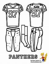 Coloring Football Uniform Nfl Pages Clipart Print Falcons Nfc Rams Library sketch template