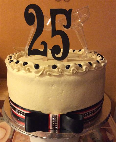 25th birthday cake verjaardag