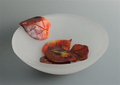 Collecting Leaves In 2020 Kiln Formed Glass Fused Glass