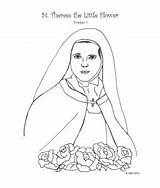 Therese Catholic Feast sketch template