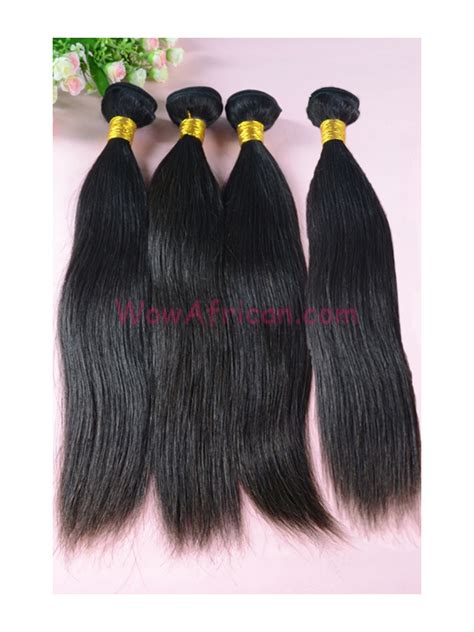 indian virgin hair weave natural color silky straight 4pcs bundles