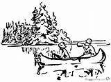 Coloring Pages Canoeing Island Near Printable Kids sketch template