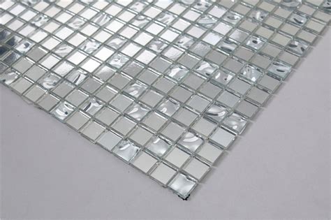 Zf0304 15 Silver Glass Mosaic Tile Kitchen Backsplash Cheap Price