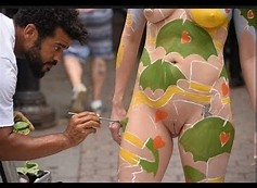 Image result for annual body painting new york city 2017