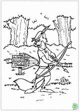 Coloring Dinokids Robin Hood Disney Close sketch template