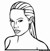 Coloring Pages Famous Jolie Angelina People Singers Actress Color Printable Adults Print Actresses Getcolorings Characters Choose Board Thecolor sketch template
