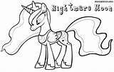 Coloring Pages Moon Pony Little Nightmare Princess Choose Board Scribblefun sketch template