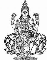 Lakshmi Saraswati Coloring Murugan Ganesha sketch template