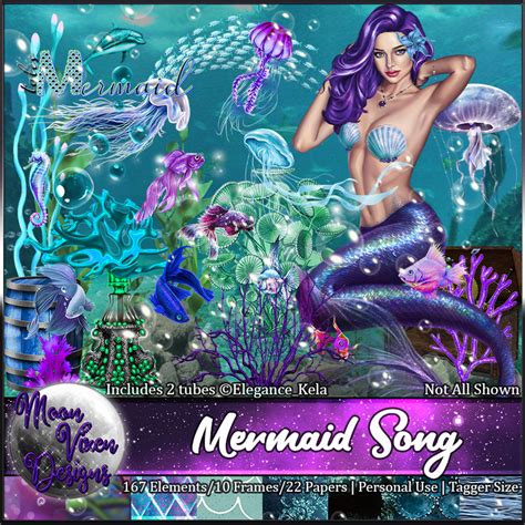 moon vixen designs mermaid song