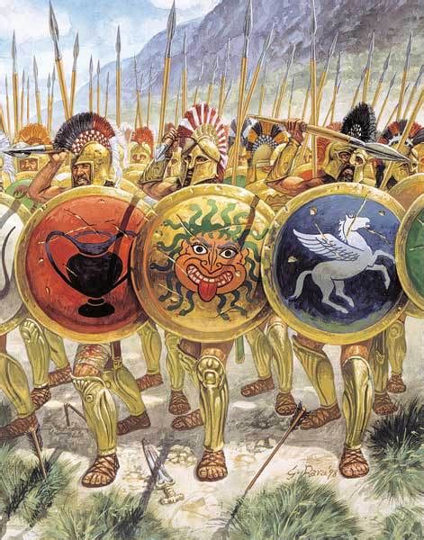 phalanx  hoplite battle experience