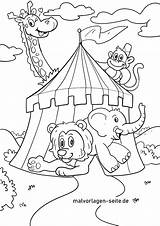 Zirkus Malvorlage Tiere Ausmalbilder Zirkustiere Malvorlagen Kostenlose Grafik Großformat Clowns sketch template