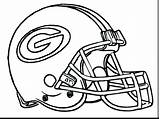 Coloring Pages Packers Getcolorings Broncos Helmet Color sketch template