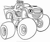 Blaze Monster Machines Coloring Pages sketch template
