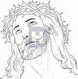 Jesus Face Sketches Sketch Pencil Cross Simple Draw Paintingvalley Step Drawing sketch template
