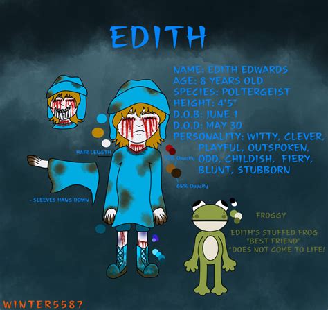 Creepypasta Oc Edith Reference Sheet By Winter5587 On Deviantart