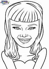 Katy Perry Coloring Pages Getcolorings Music Big sketch template