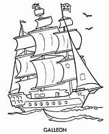 Coloring Pages Printable Ship Pirate Boat Sheets Cartoon Drawing Kids Coloringfolder sketch template