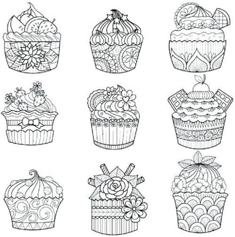 printable cupcakes coloring pages cupcake coloring pages valentine