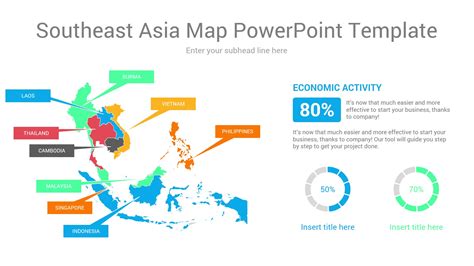 southeast asia map powerpoint template ciloart