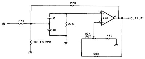 variable bandwidth bandpass active filter circuit