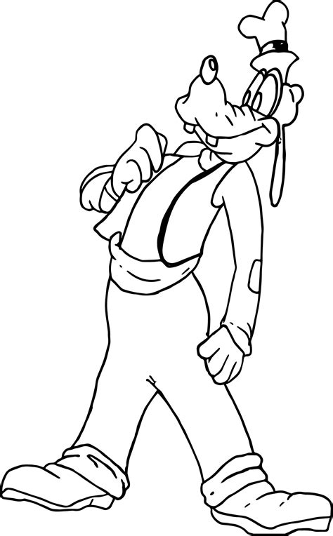 printable goofy coloring pages  kids coolbkids coloring pages