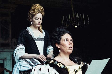the favourite stars olivia colman and emma stone played party games to warm up for sex scenes