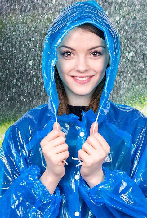 Vinyl Rain Rain Fashion Rain Wear Raincoats For Women
