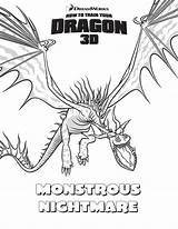 Monstrous sketch template