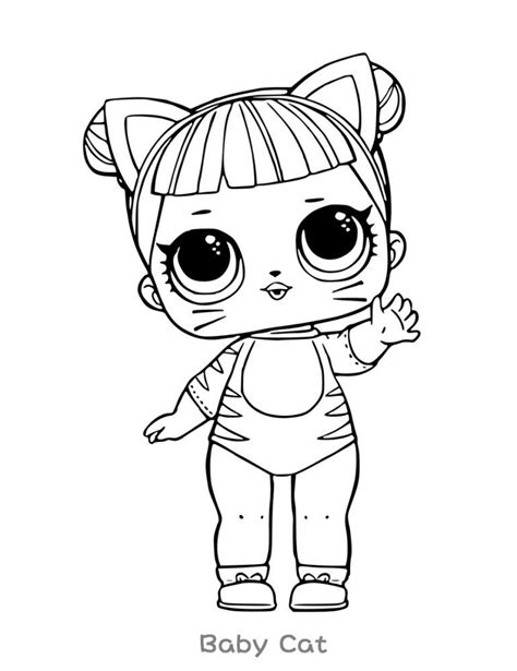 lol coloring pages baby doll  coloring   lol dolls