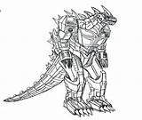 Godzilla Coloring Pages Print Color Printable Kids Getcolorings Pa sketch template