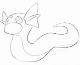 Pokemon Coloring Pages Printable Dratini Online Info sketch template