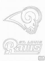Coloring Pages Rams Carolina Panthers Nfl St Louis Logo Printable Football Team American Steelers Pittsburgh Crafts Search Click Getdrawings Print sketch template