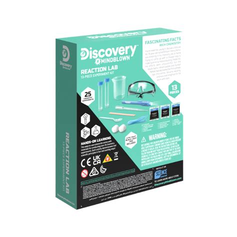 Discovery Mindblown Reaction Lab 13 Piece Experiment Kit Toys