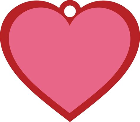 printable heart tag template